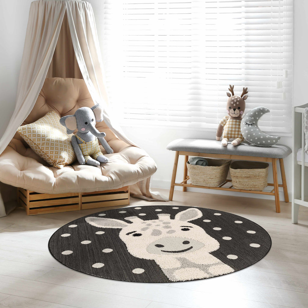 Hauteloom Bevis SKACBEVISA1 Ivory Machine Made Polypropylene Rug