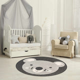 Hauteloom Adhra SKACADHRAA1 Charcoal Machine Made Polypropylene Rug