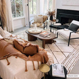 Hauteloom Keone SFEBKEONEA2 Beige Machine Made Polyester Rug