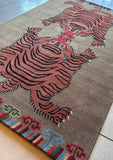 Tibet Rug Company 60 CT Double Tiger Camel Rug