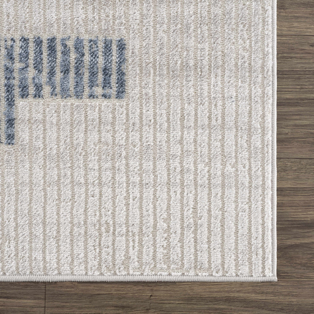 Hauteloom Limited Edition HLEBBRISAA1 Gray Machine Made Polypropylene Rug