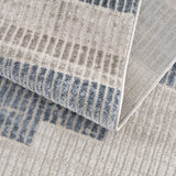 Hauteloom Limited Edition HLEBBRISAA1 Gray Machine Made Polypropylene Rug