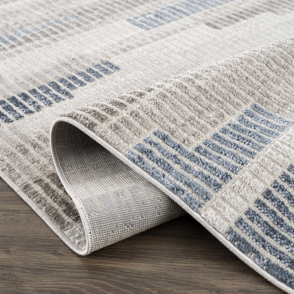 Hauteloom Limited Edition HLEBBRISAA1 Gray Machine Made Polypropylene Rug