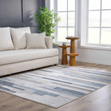 Hauteloom Limited Edition HLEBBRISAA1 Gray Machine Made Polypropylene Rug