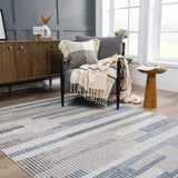 Hauteloom Limited Edition HLEBBRISAA1 Gray Machine Made Polypropylene Rug