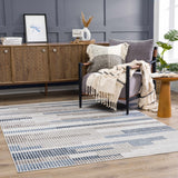 Hauteloom Limited Edition HLEBBRISAA1 Gray Machine Made Polypropylene Rug