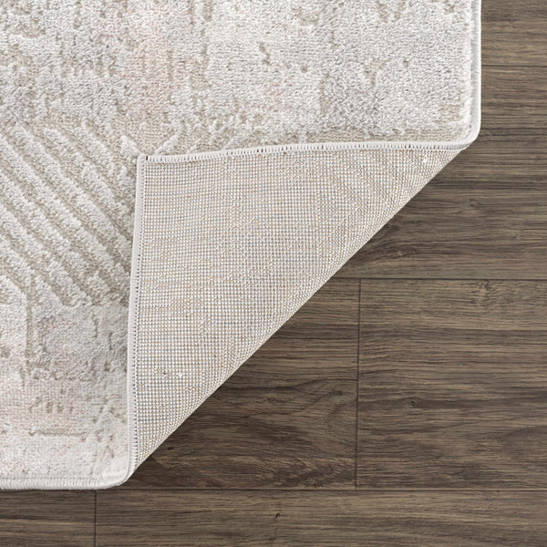 Hauteloom Limited Edition HLEBBUCKYA1 Cream Machine Made Polypropylene Rug