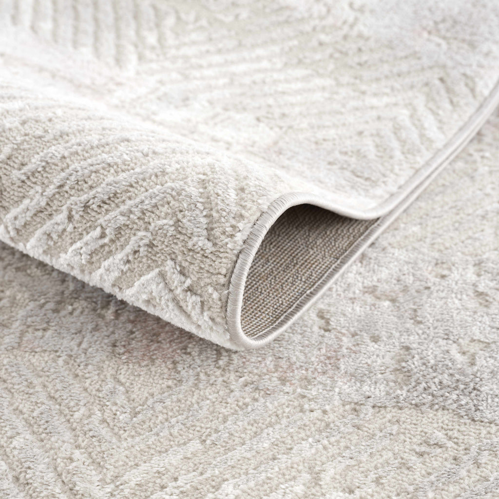 Hauteloom Limited Edition HLEBBUCKYA1 Cream Machine Made Polypropylene Rug