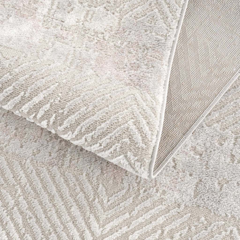 Hauteloom Limited Edition HLEBBUCKYA1 Cream Machine Made Polypropylene Rug