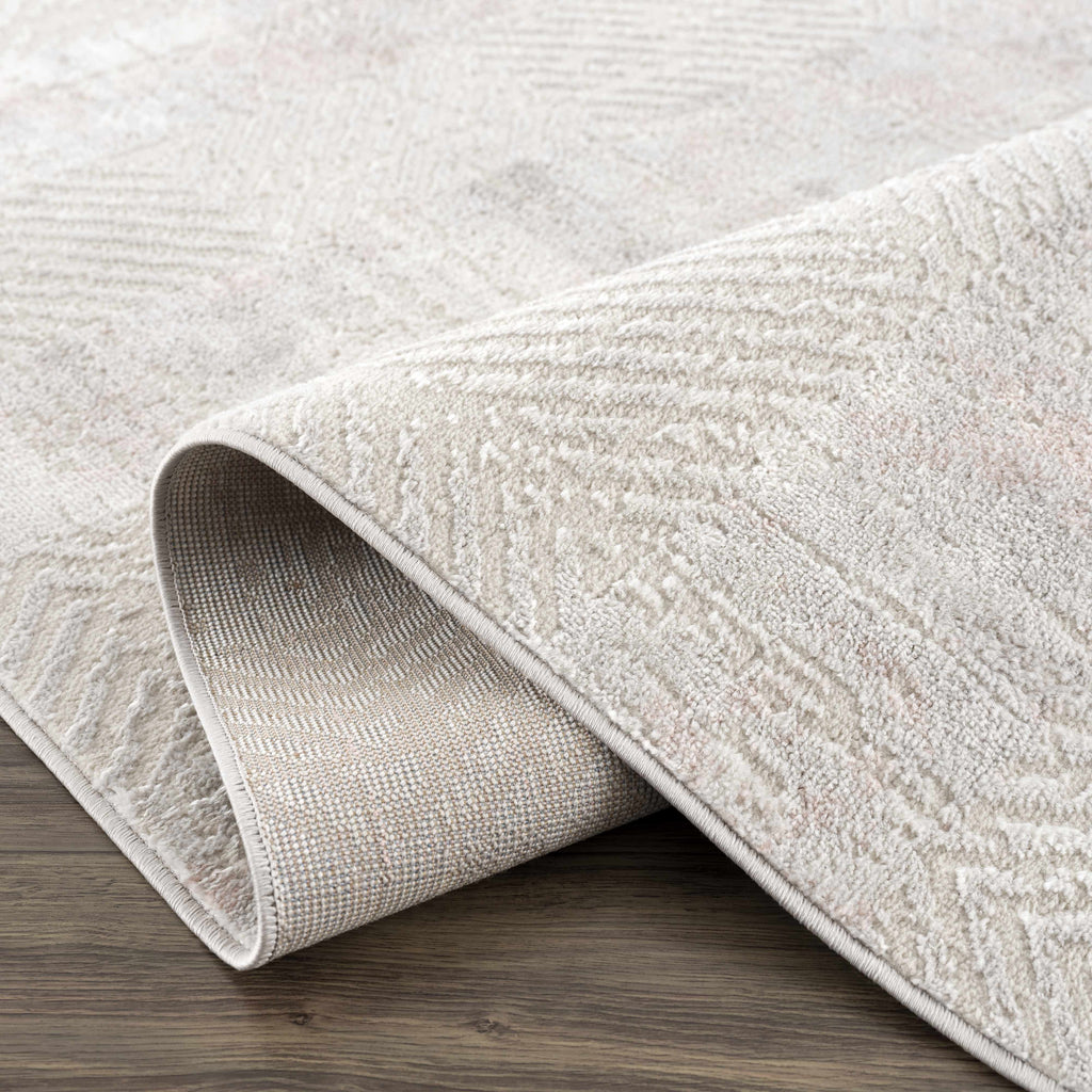 Hauteloom Limited Edition HLEBBUCKYA1 Cream Machine Made Polypropylene Rug
