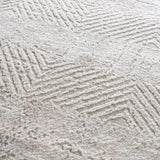 Hauteloom Limited Edition HLEBBUCKYA1 Cream Machine Made Polypropylene Rug