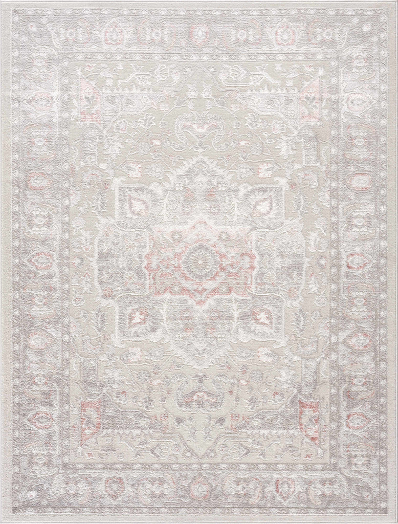 Hauteloom Damla HLEBDAMLAA1 Gray Machine Made Polypropylene Rug