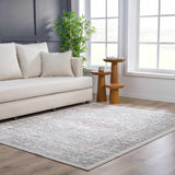 Hauteloom Damla HLEBDAMLAA1 Gray Machine Made Polypropylene Rug