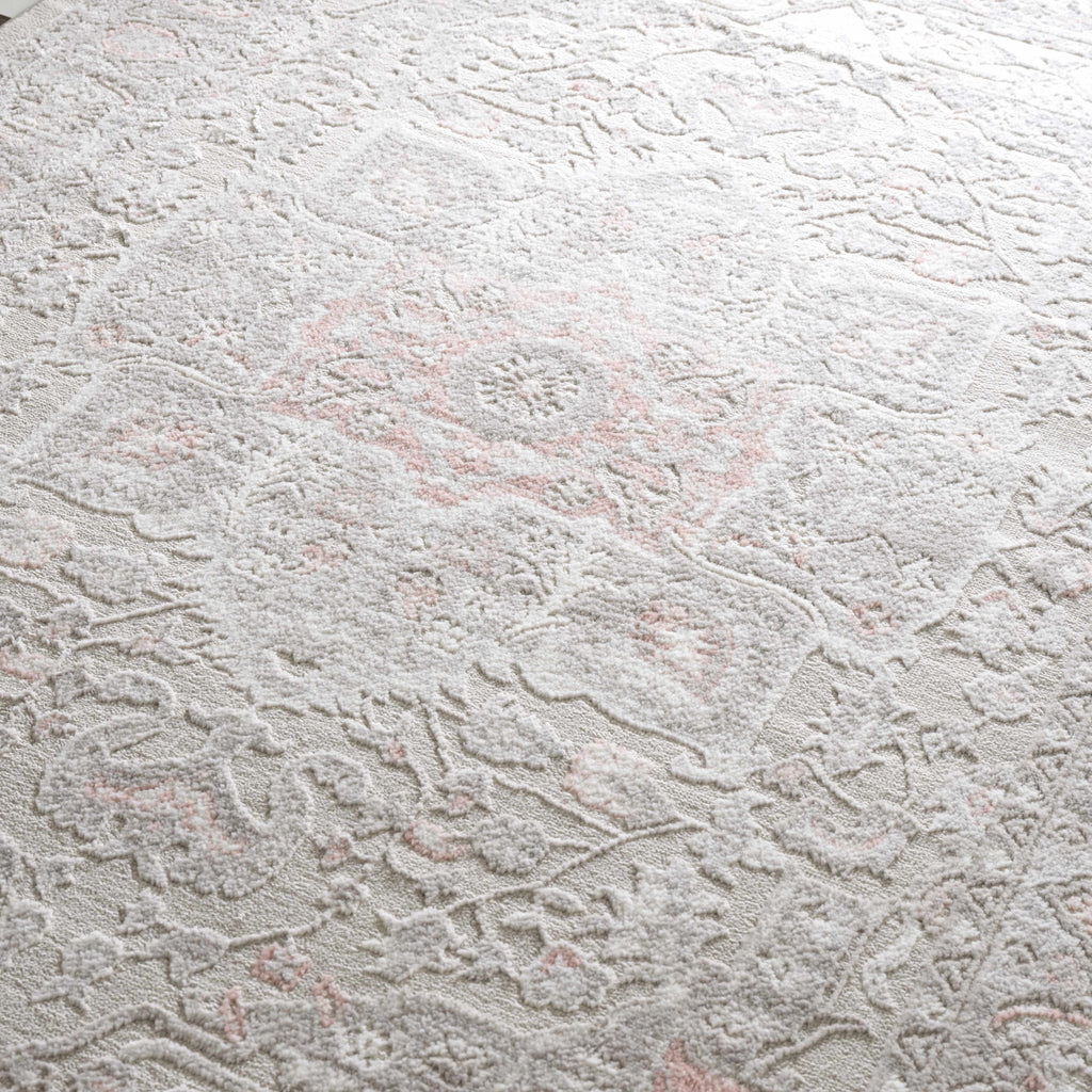 Hauteloom Damla HLEBDAMLAA1 Gray Machine Made Polypropylene Rug