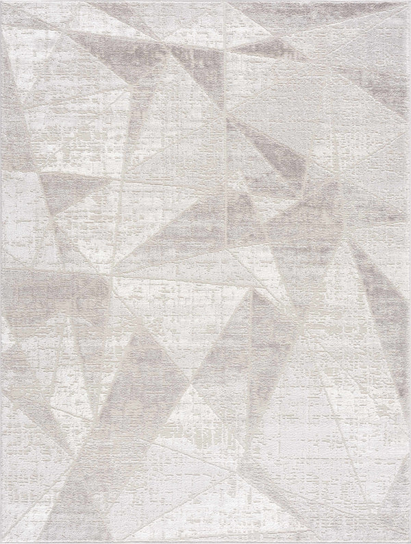 Hauteloom Limited Edition HLEBBASICA1 Light Gray Machine Made Polypropylene Rug