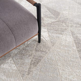 Hauteloom Limited Edition HLEBBASICA1 Light Gray Machine Made Polypropylene Rug