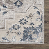 Hauteloom Limited Edition HLEBCALUAA1 Blue Machine Made Polypropylene Rug