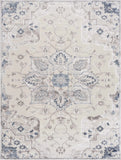 Hauteloom Limited Edition HLEBCALUAA1 Blue Machine Made Polypropylene Rug