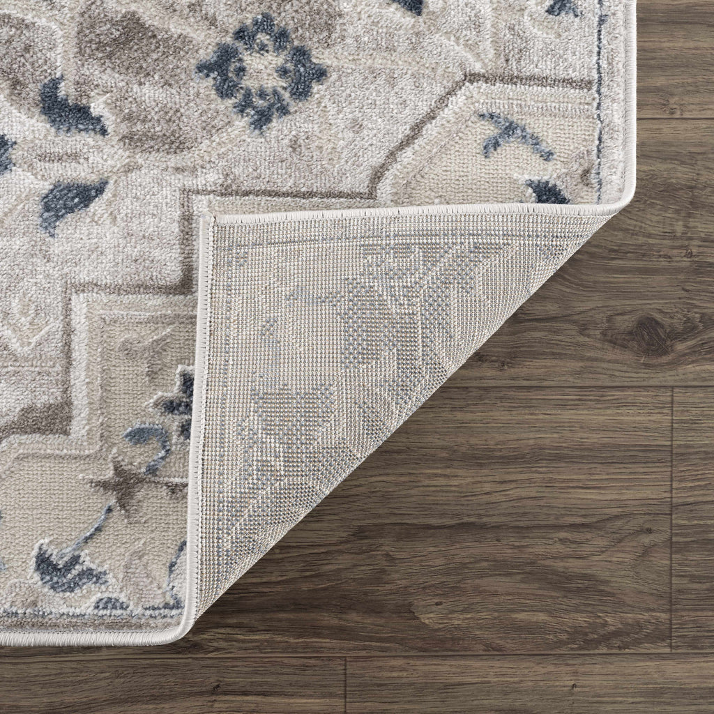 Hauteloom Limited Edition HLEBCALUAA1 Blue Machine Made Polypropylene Rug