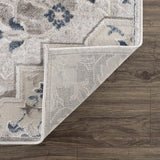 Hauteloom Limited Edition HLEBCALUAA1 Blue Machine Made Polypropylene Rug