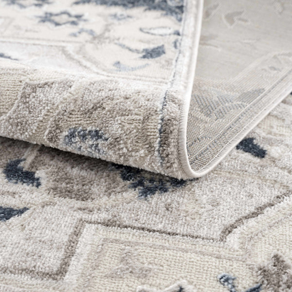 Hauteloom Limited Edition HLEBCALUAA1 Blue Machine Made Polypropylene Rug