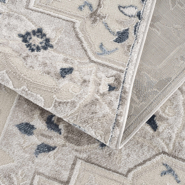 Hauteloom Limited Edition HLEBCALUAA1 Blue Machine Made Polypropylene Rug