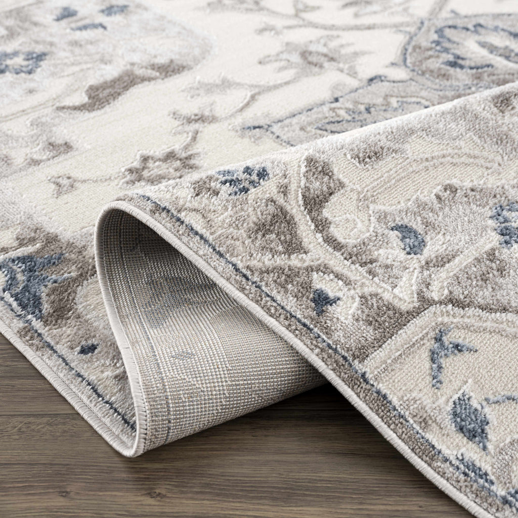 Hauteloom Limited Edition HLEBCALUAA1 Blue Machine Made Polypropylene Rug