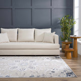 Hauteloom Limited Edition HLEBCALUAA1 Blue Machine Made Polypropylene Rug