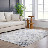 Hauteloom Limited Edition HLEBCALUAA1 Blue Machine Made Polypropylene Rug
