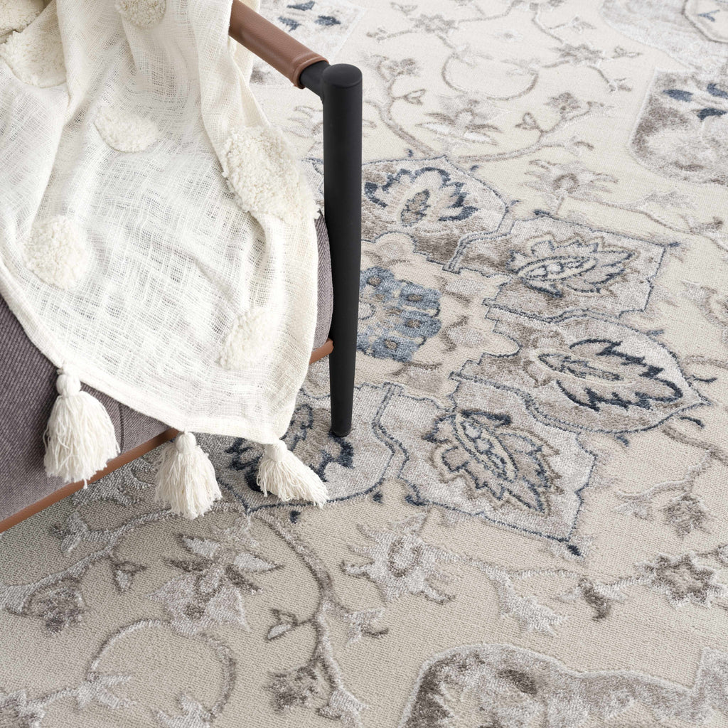Hauteloom Limited Edition HLEBCALUAA1 Blue Machine Made Polypropylene Rug