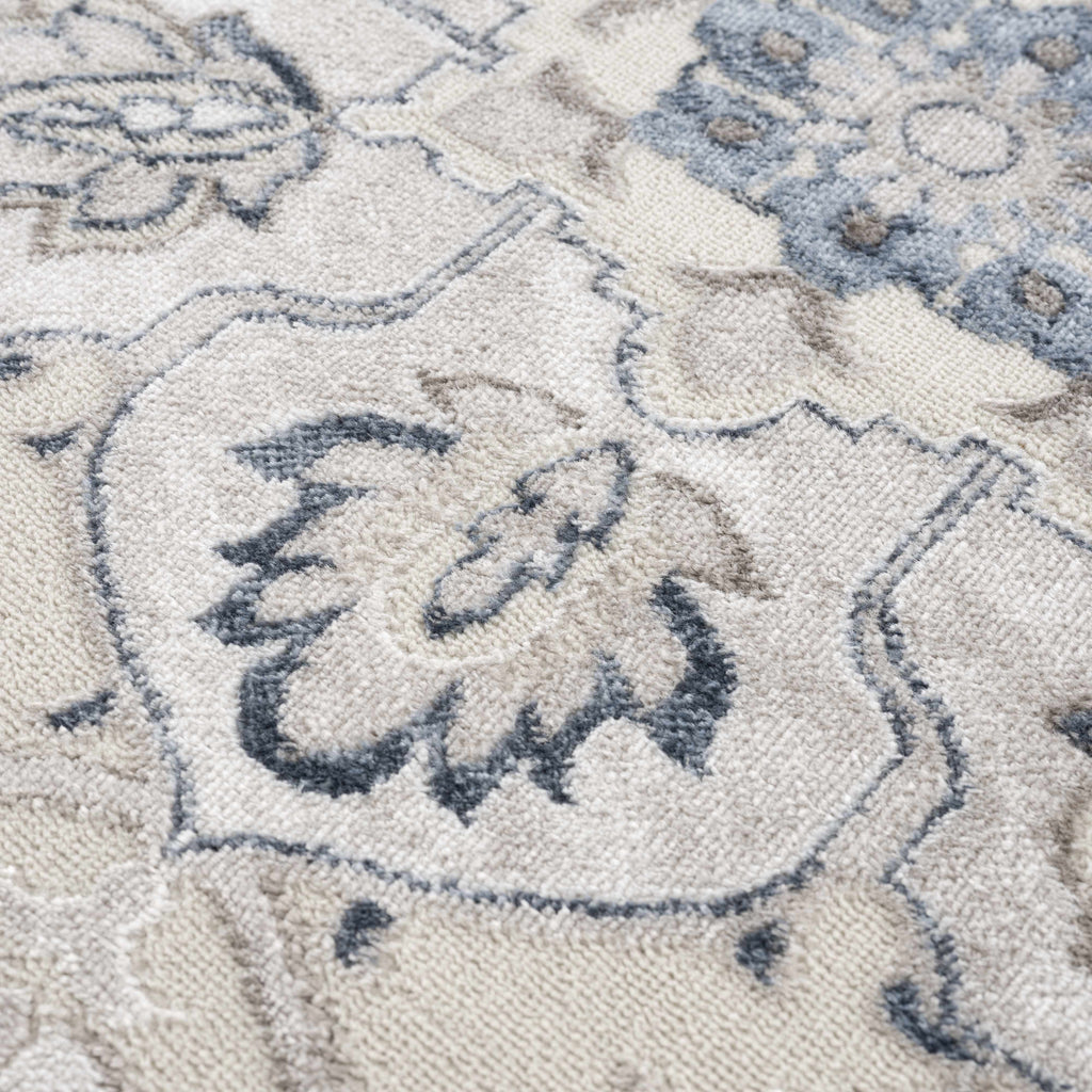 Hauteloom Limited Edition HLEBCALUAA1 Blue Machine Made Polypropylene Rug