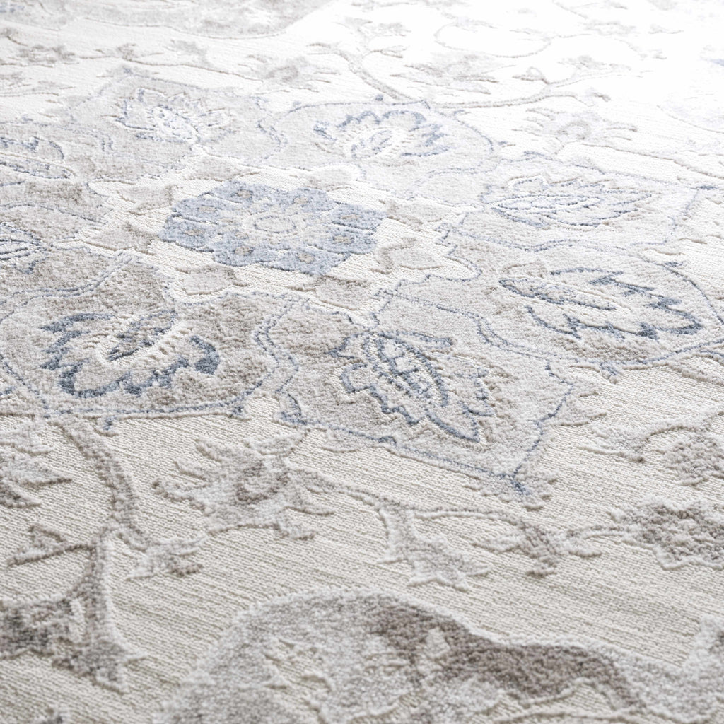 Hauteloom Limited Edition HLEBCALUAA1 Blue Machine Made Polypropylene Rug