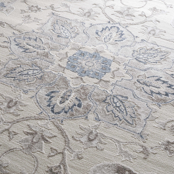 Hauteloom Limited Edition HLEBCALUAA1 Blue Machine Made Polypropylene Rug