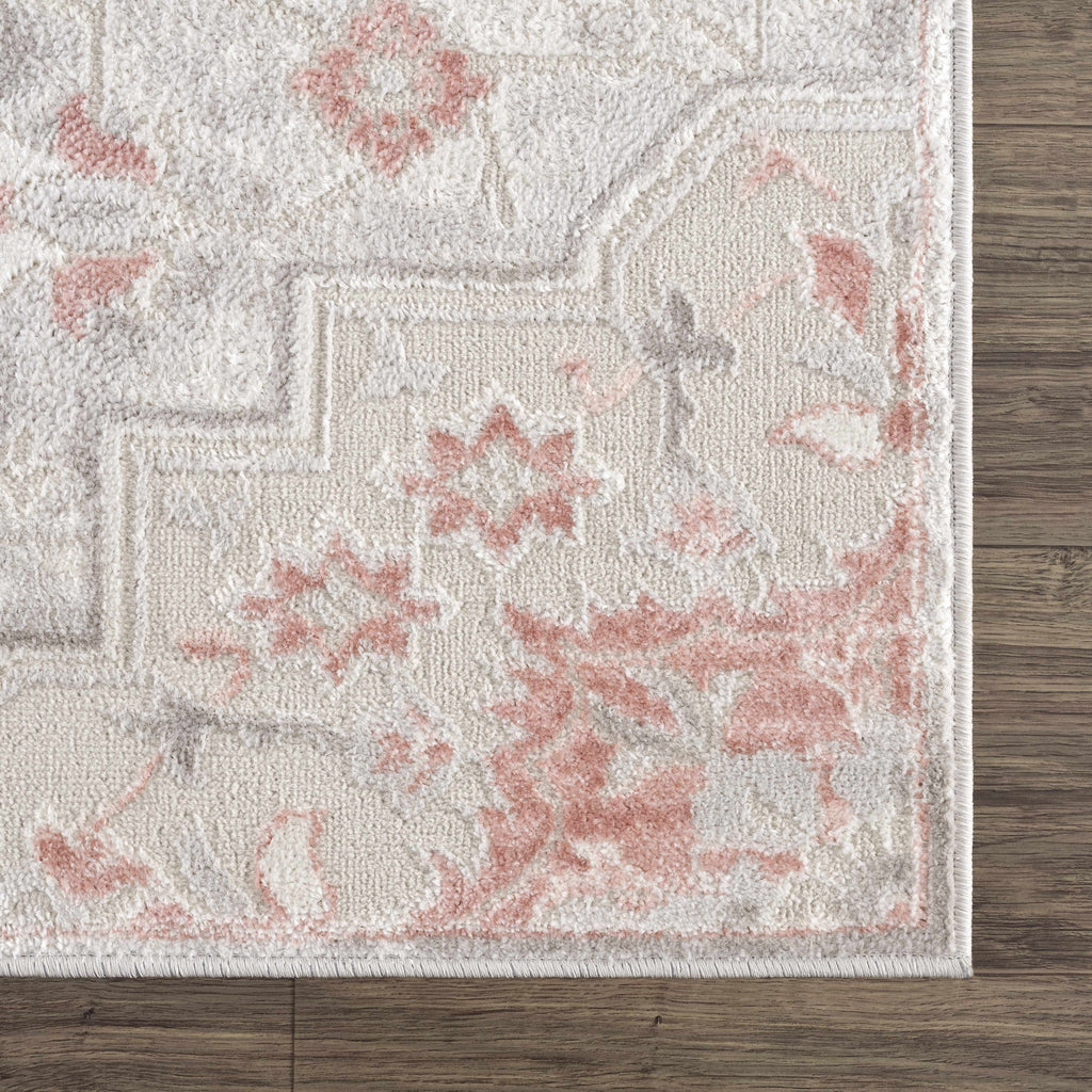 Hauteloom Limited Edition HLEBCALUAA2 Pink Machine Made Polypropylene Rug