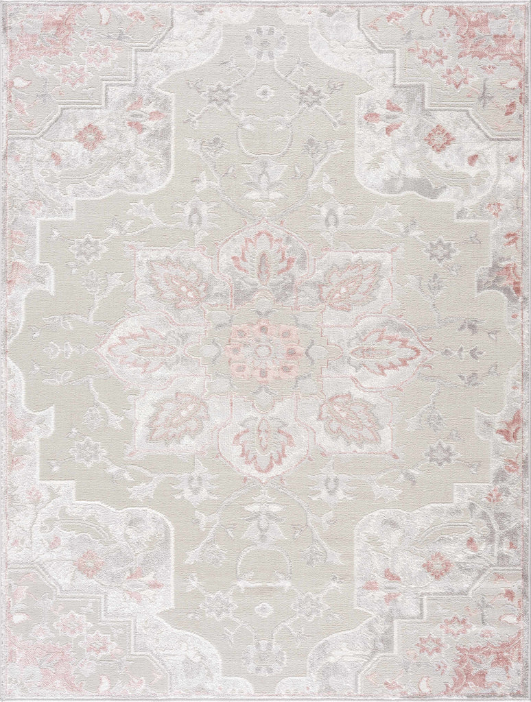 Hauteloom Limited Edition HLEBCALUAA2 Pink Machine Made Polypropylene Rug