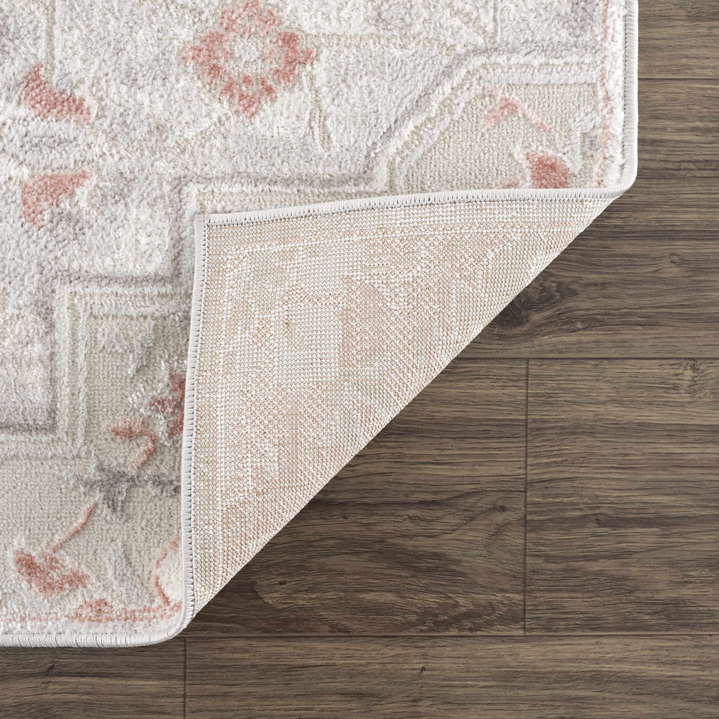 Hauteloom Limited Edition HLEBCALUAA2 Pink Machine Made Polypropylene Rug