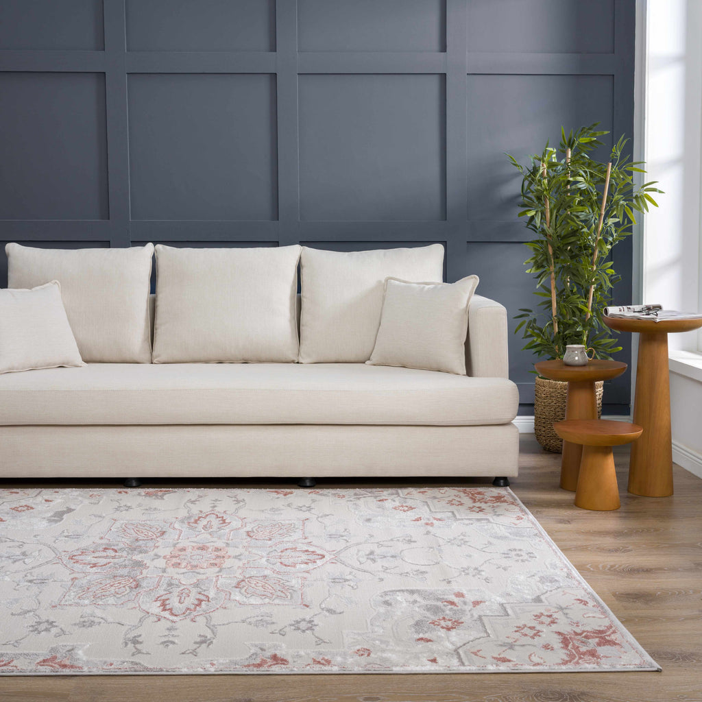 Hauteloom Limited Edition HLEBCALUAA2 Pink Machine Made Polypropylene Rug