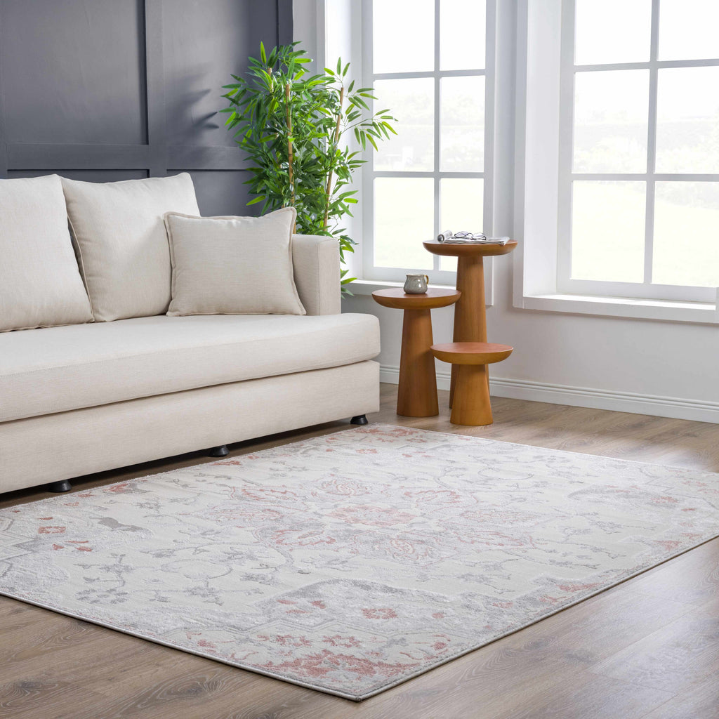 Hauteloom Limited Edition HLEBCALUAA2 Pink Machine Made Polypropylene Rug