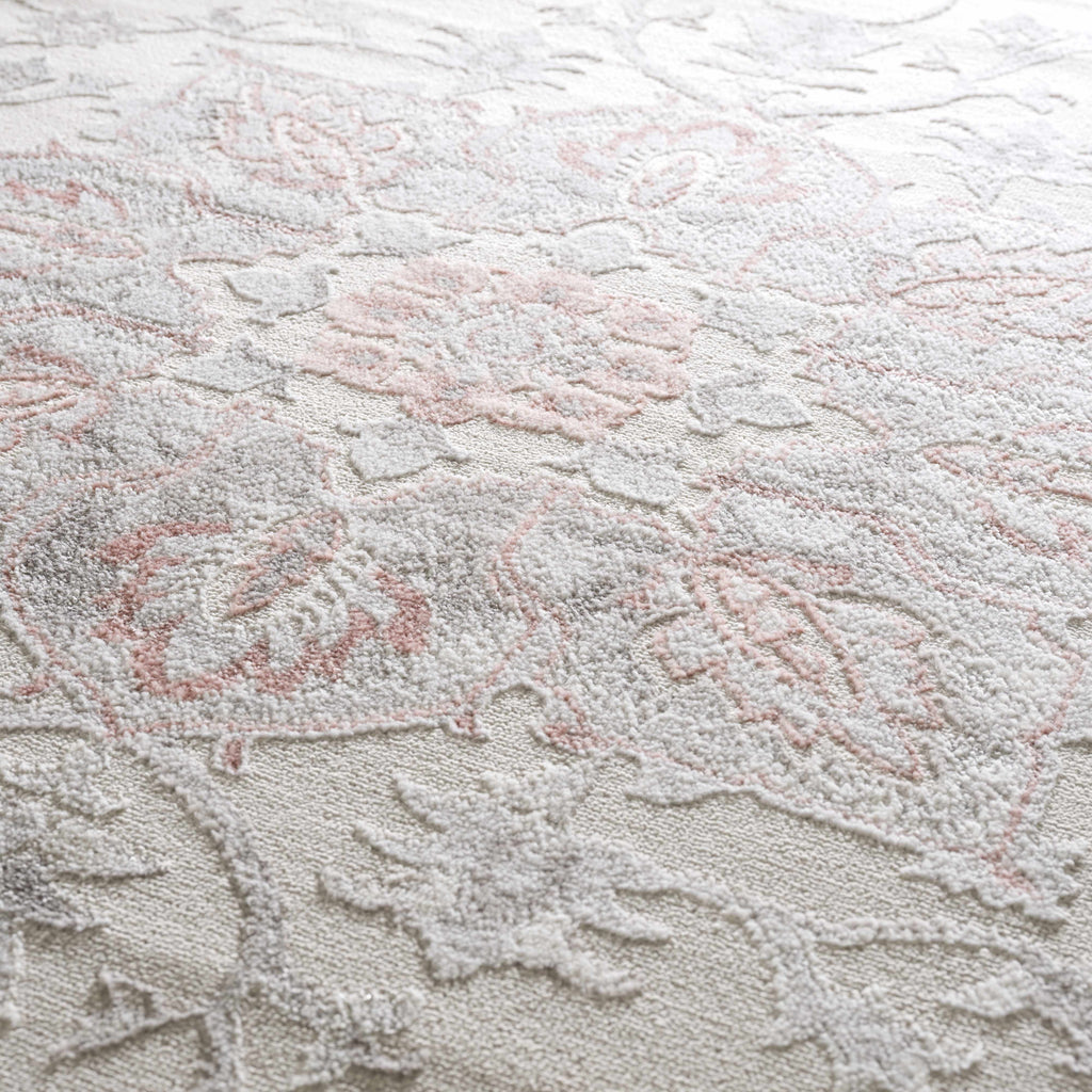 Hauteloom Limited Edition HLEBCALUAA2 Pink Machine Made Polypropylene Rug
