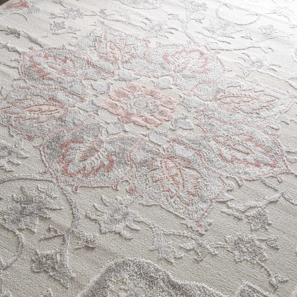 Hauteloom Limited Edition HLEBCALUAA2 Pink Machine Made Polypropylene Rug