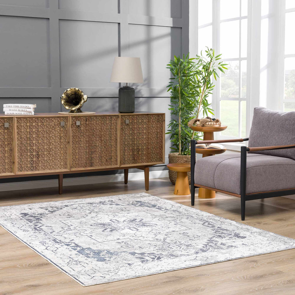 Hauteloom Hera SLLIHERAT81 Ivory Machine Made Polyester Rug