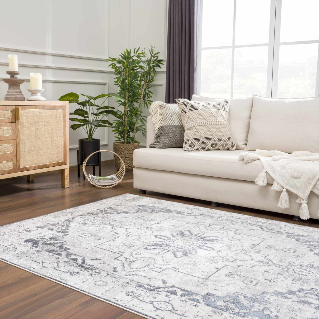 Hauteloom Hera SLLIHERAT81 Ivory Machine Made Polyester Rug
