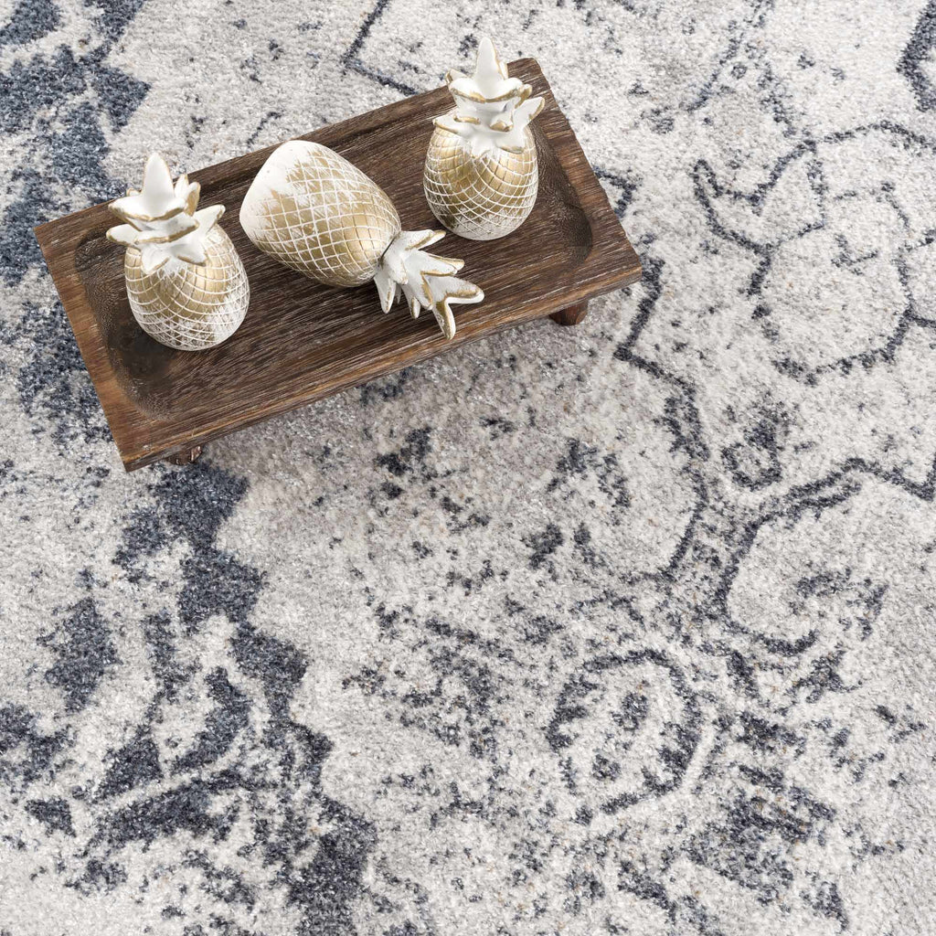 Hauteloom Hera SLLIHERAT81 Ivory Machine Made Polyester Rug