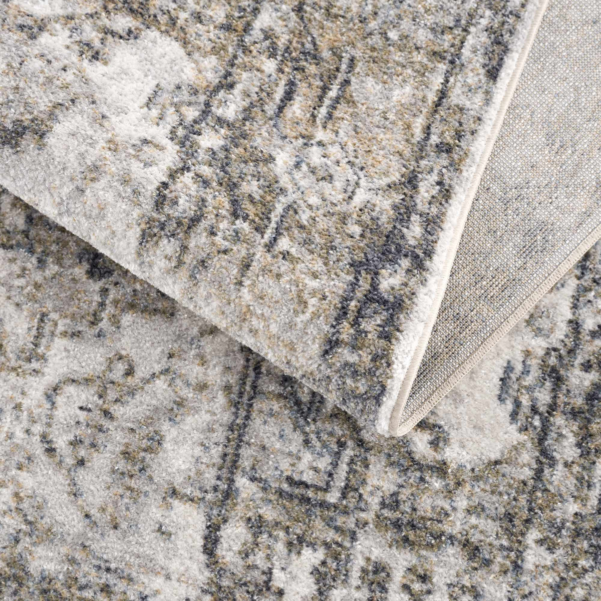 Hauteloom Hera SLLIHERAA43 Ivory Machine Made Polyester Rug