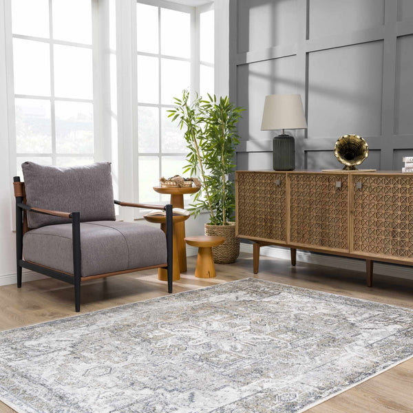 Hauteloom Hera SLLIHERAA43 Ivory Machine Made Polyester Rug