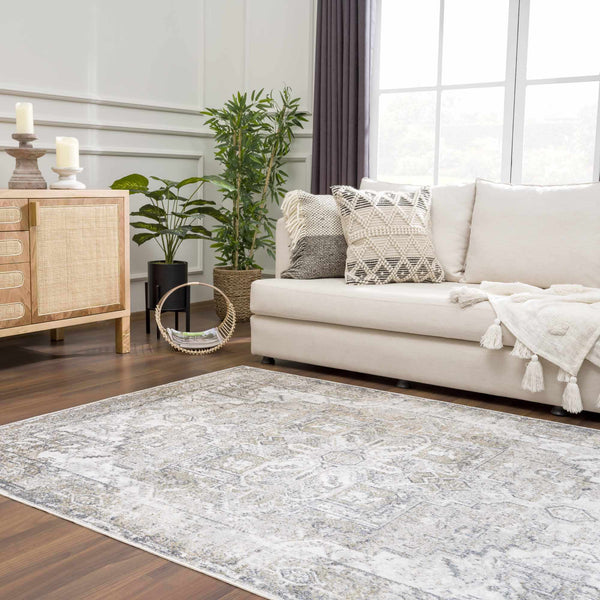 Hauteloom Hera SLLIHERAA43 Ivory Machine Made Polyester Rug