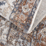 Hauteloom Hera SLLIHERAA26 Navy Machine Made Polyester Rug