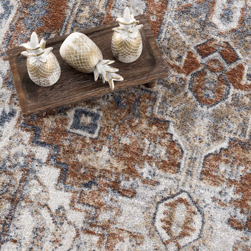 Hauteloom Hera SLLIHERAA26 Navy Machine Made Polyester Rug