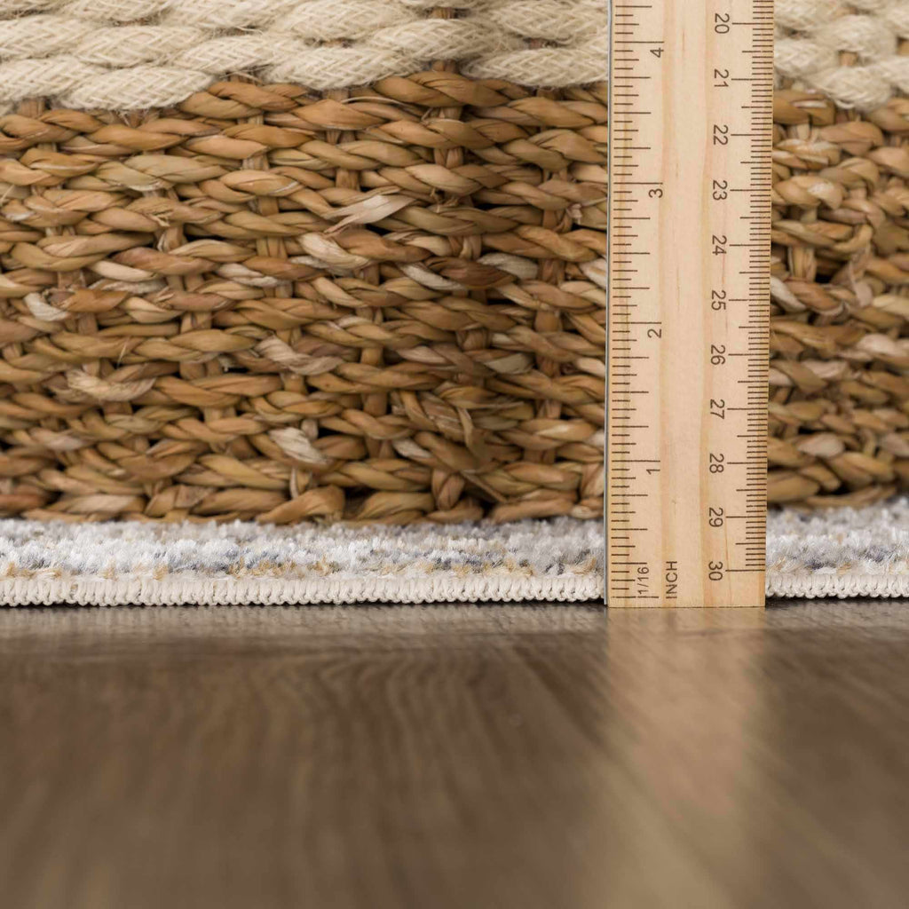 Hauteloom Arias SLLIARIASA1 Beige Machine Made Polyester Rug