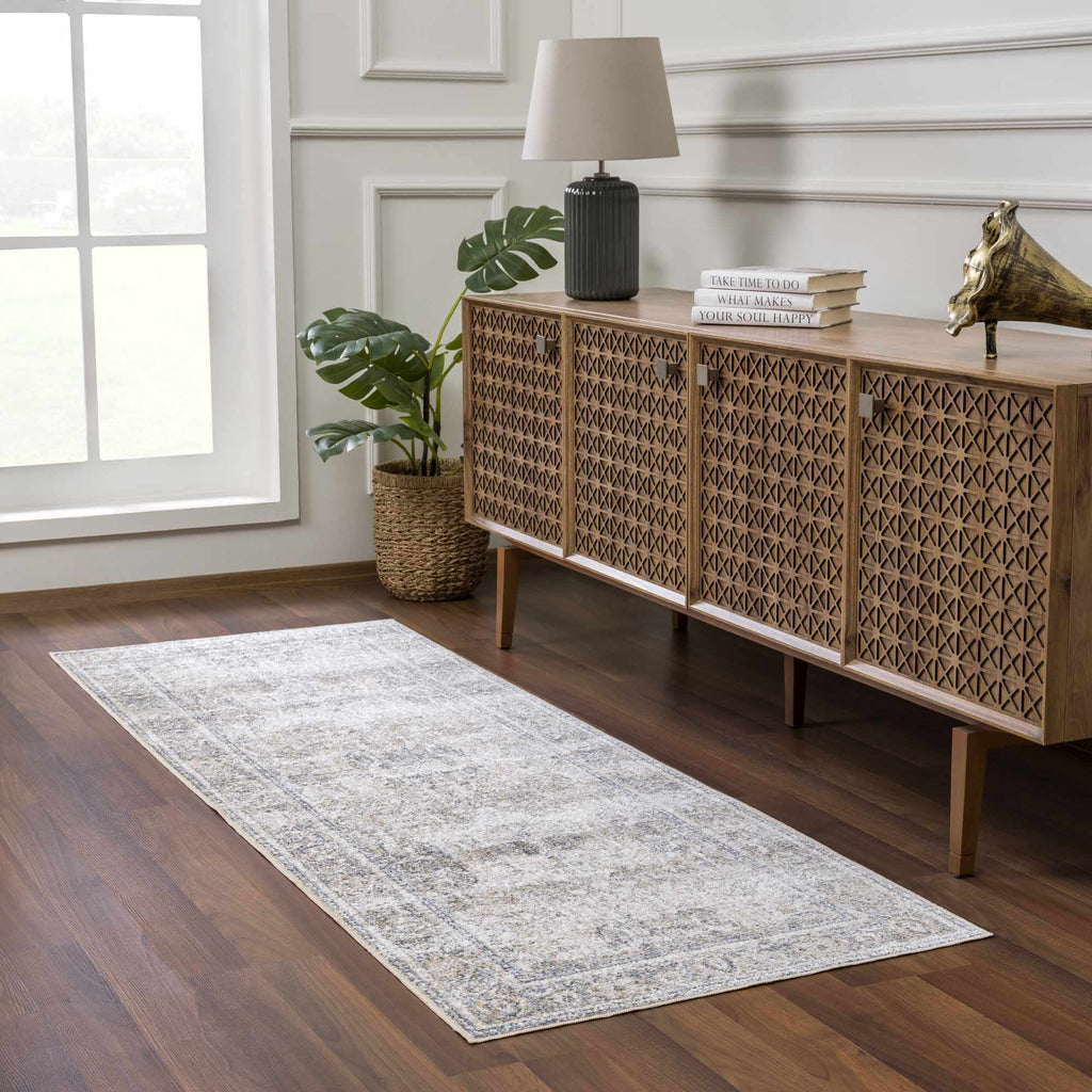 Hauteloom Arias SLLIARIASA1 Beige Machine Made Polyester Rug